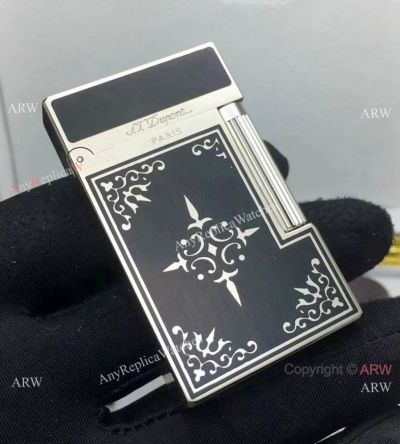 New Style Dupont Black and Silver Lighter Replicas